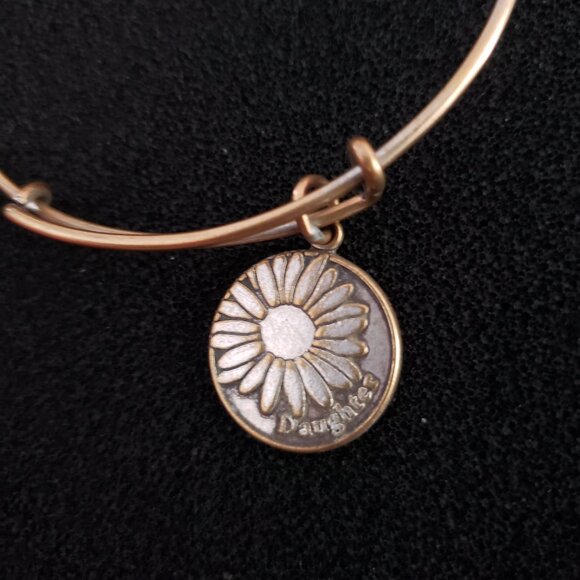 Alex and Ani Daughter 2 Tone? Charm Bracelet  Bangle     33 - Picture 1 of 3